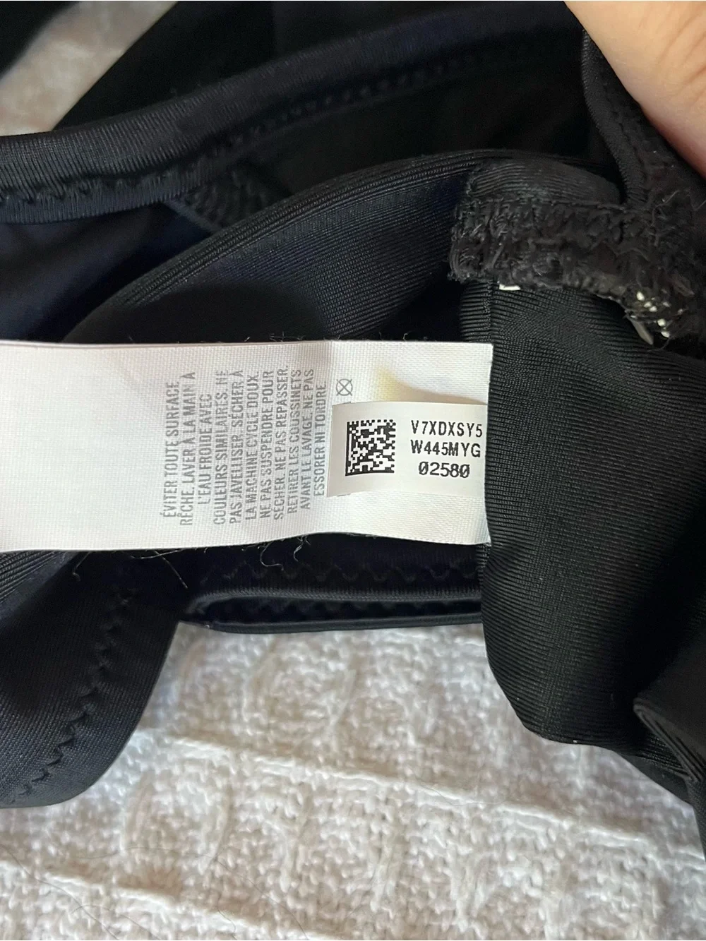 Aerie Black Ruffled Strap High-Waist Bikini Set XL top L bottom
